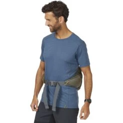 Lowe Alpine Space Case Technical Waist Pack -Outdoor Essentials Shop Space Case 7 LightKhaki FAH 05 LKH Model Front 03copy