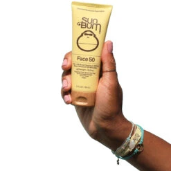 Sun Bum Original Sunscreen Face Lotion Cream -Outdoor Essentials Shop SunBumFace50LotionLifestyleImage1
