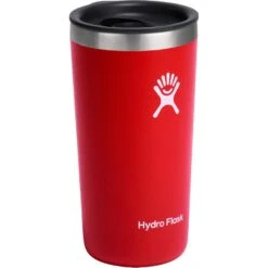 Hydro Flask Outdoor Tumbler Insulated Camp Cup + Lid -Outdoor Essentials Shop T12CPB612 Goji Angled