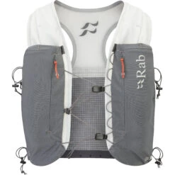 Rab Veil 2 Running Hydration Vest -Outdoor Essentials Shop Veil 2 Gargoyle Graphene QAP 39 GAG P 1copy