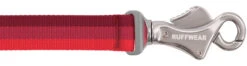 Ruffwear Roamer Leash Stretch Dog Walking Lead -Outdoor Essentials Shop Web 40354 Roamer Leash Red Sumac Talon Clip