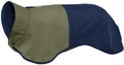 Ruffwear Sun Shower Jacket Waterproof Dog Coat -Outdoor Essentials Shop WebJPG 05303 Sun Shower Midnight Blue Left Angle