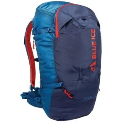 Blue Ice Yagi 35L Backpack Mountaineering Pack -Outdoor Essentials Shop Yagi35 1blue front webcopy