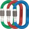 DMM Ultra O Oval Screwgate 3 Pack Rock Climbing Carabiner