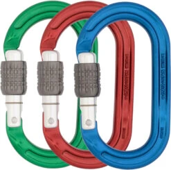 DMM Ultra O Oval Screwgate 3 Pack Rock Climbing Carabiner