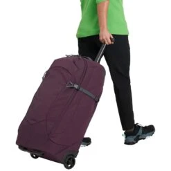 Kathmandu Hybrid Trolley V5 50L Wheeled Bag/Suitcase -Outdoor Essentials Shop b0292 o89 hybrid trolley v5 50l purple x m bcopy