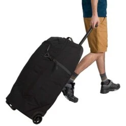 Kathmandu Hybrid Trolley V5 70L Wheeled Bag/Suitcase -Outdoor Essentials Shop b0293 o4w hybrid trolley v5 70l black x m bcopy
