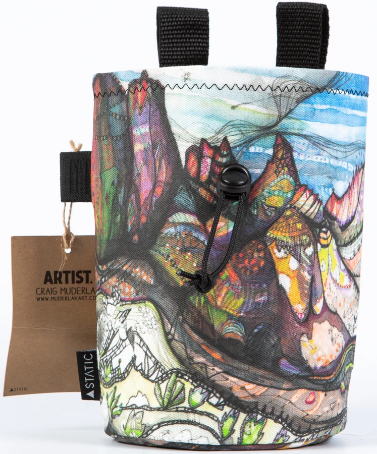 Artist Series Rock Climbing Chalk Bag 4 Artist Series Rock Climbing Chalk Bag - Image 2
