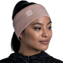 Buff CrossKnit Headband -Outdoor Essentials Shop buff crossknit headband solid pale pink 000