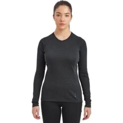 Montane Dart Women's Technical Base Layer Top -Outdoor Essentials Shop c0a1dfad f312 45e9 a027 c930a5710745 Black1 1