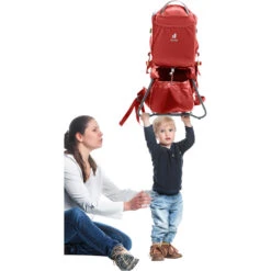 Deuter Kid Comfort Active SL Child Carrier Backpack -Outdoor Essentials Shop d4829652 fbfc 48f2 8dfc 792189e04e8c 3620021 5042 KidComfortActiveSL currant D 04