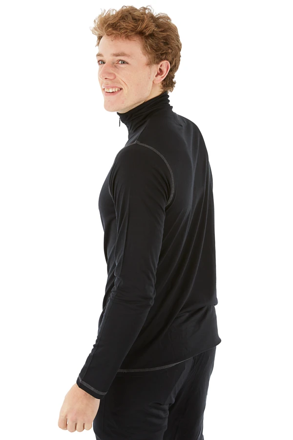 Silkspun Zip Neck L/S Baselayer Top 4 Silkspun Zip Neck L/S Baselayer Top - Image 2