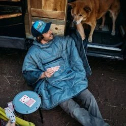 Thermarest Honcho Poncho Hooded Thermal Camping Blanket -Outdoor Essentials Shop gg2119