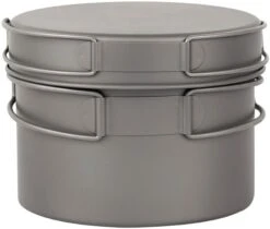 Titanium Pot With Pan Ultralight Cookware
