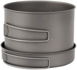 Titanium Pot With Pan Ultralight Cookware -Outdoor Essentials Shop gg2219