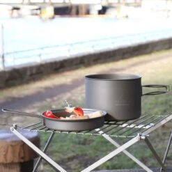 Titanium Pot With Pan Ultralight Cookware -Outdoor Essentials Shop gg2221