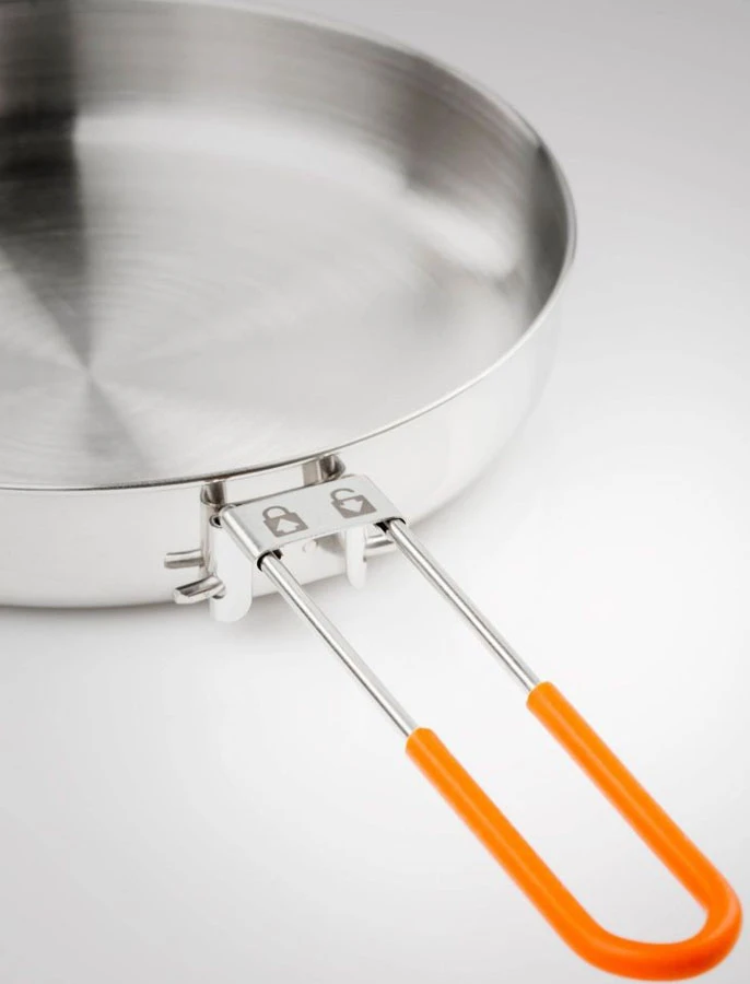 GSI Outdoors Glacier Stainless 1 Person Mess Kit Camping Cookware Set 5 GSI Outdoors Glacier Stainless 1 Person Mess Kit Camping Cookware Set - Image 3