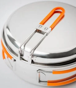 GSI Outdoors Glacier Stainless 1 Person Mess Kit Camping Cookware Set 11 GSI Outdoors Glacier Stainless 1 Person Mess Kit Camping Cookware Set -Outdoor Essentials Shop glacierstainlesssteelmessset1person3