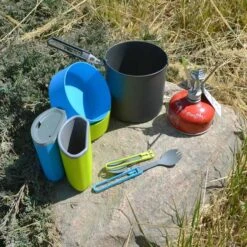 MSR Pocket Rocket Stove Kit Single Burner & Cookware Set -Outdoor Essentials Shop glct0316D