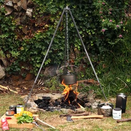Robens Telescopic Aluminum Tripod Dutch Oven Campfire Accessory 4 Robens Telescopic Aluminum Tripod Dutch Oven Campfire Accessory - Image 2
