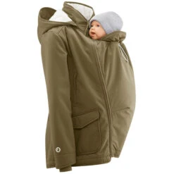 Cosy Allrounder Allweather Babywearing Jacket -Outdoor Essentials Shop mamalila allweather cosy allrounder khaki babywearing jacket