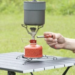 MSR Universal Canister Stand Camping Stove Fuel Stand -Outdoor Essentials Shop msr fuel stand 002