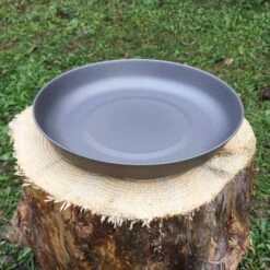 Ttanium D190mm Plate Ultralight Camping Tablewear -Outdoor Essentials Shop oofg07075