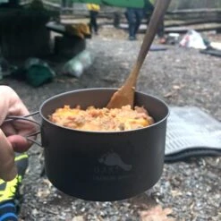 Titanium Pot D115mm Ultralight Camping Cookware -Outdoor Essentials Shop pajb309