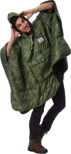 POLER Camp Poncho Reversible Camping Blanket With Hood -Outdoor Essentials Shop poler 84023060956327copy