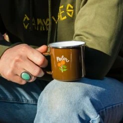 POLER Camp Mug Classic Enamel Camping Cup 7 POLER Camp Mug Classic Enamel Camping Cup -Outdoor Essentials Shop polermug 002