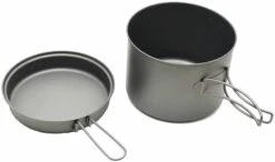 Titanium Pot With Pan Ultralight Camping Cookware -Outdoor Essentials Shop pp1600 2