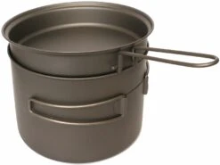 Titanium Pot With Pan Ultralight Camping Cookware -Outdoor Essentials Shop pp1600 5