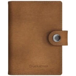 Ledlenser Lite Wallet Leather Travel Case/LED Torch -Outdoor Essentials Shop products from shopify 0008 Caramel 2048x2048copy 1