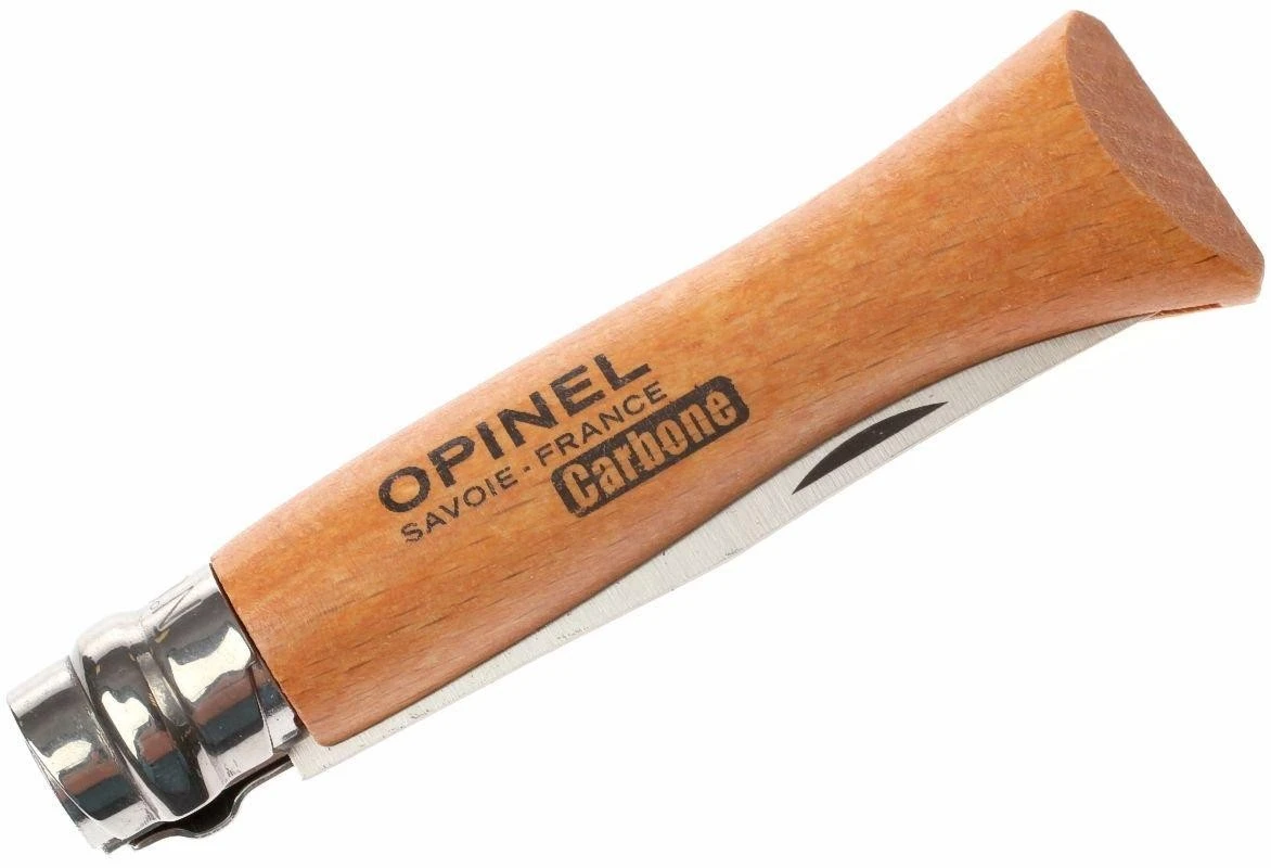 Opinel No.6 Carbon Compact Folding Pocket Knife 6 Opinel No.6 Carbon Compact Folding Pocket Knife - Image 4