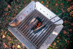 Snow Peak Fireplace Coal Bed Cast Iron Firepit Grid Plate -Outdoor Essentials Shop st 032s l1