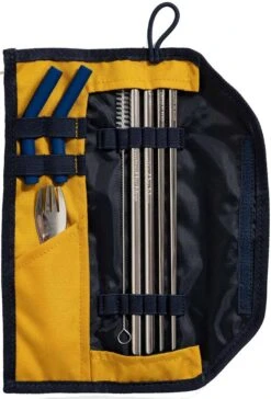 United By Blue Utensil Kit Camping & Travel Cutlery -Outdoor Essentials Shop ubbutensilkitmustard3copy