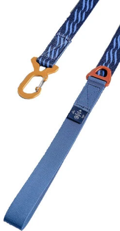United By Blue Woven Dog Leash Webbing Pet Lead -Outdoor Essentials Shop ubbwovendogleashwaveswoop2copy