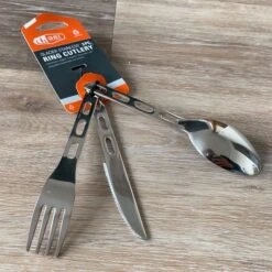 GSI Outdoors Glacier Stainless Ring Cutlery Set Camping Utensils -Outdoor Essentials Shop wderfg2