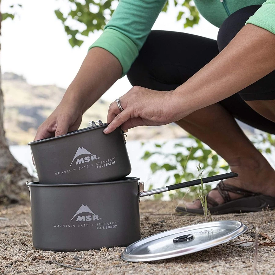 MSR Ceramic 2-Pot Set Compact Camping Cookware 11 MSR Ceramic 2-Pot Set Compact Camping Cookware - Image 9