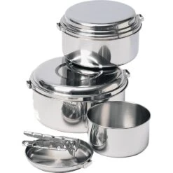 MSR Alpine 4-Pot Set Stainless Camping Cookware -Outdoor Essentials Shop x661
