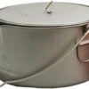 Titanium Pot + Bail Handle Ultralight Cookware -Outdoor Essentials Shop z2187