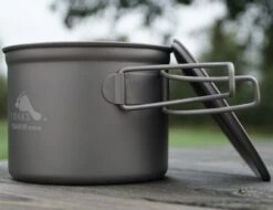 Titanium Pot D115mm Ultralight Camping Cookware -Outdoor Essentials Shop zdf251